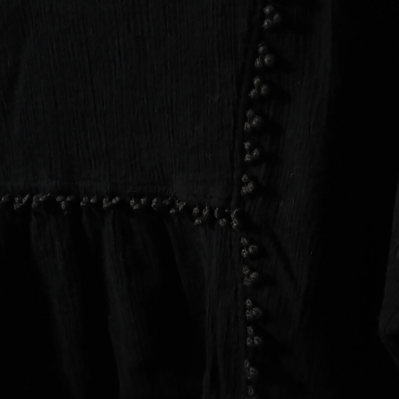 J. Crew Navy Pom Pom Tunic Size X-Small - Picture 5 of 7